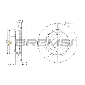 BREMSI CD7621V