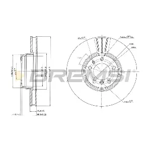 BREMSI CD6832V