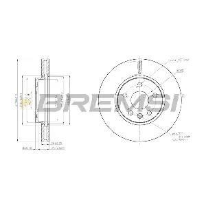 BREMSI CD7869V
