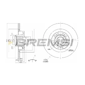 BREMSI CD7569S