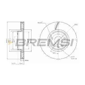 BREMSI CD8596V