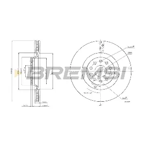 BREMSI CD8000V