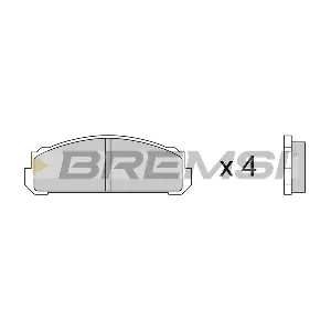 BREMSI BP2076