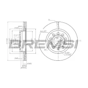 BREMSI CD7223V