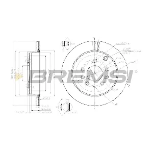 BREMSI CD7819V