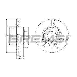 BREMSI CD7536V