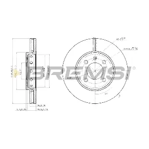 BREMSI CD7365V