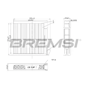 BREMSI FC0093A