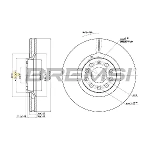 BREMSI CD7705V