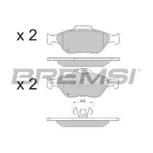BREMSI BP2872
