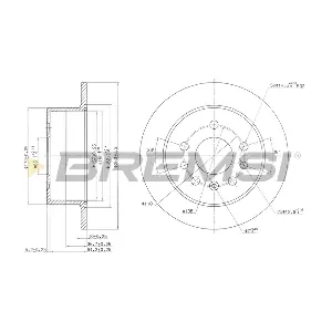 BREMSI CD6756S
