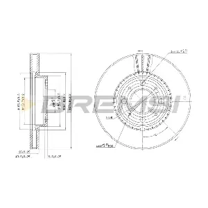 BREMSI CD6604V