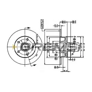 BREMSI CD6266S
