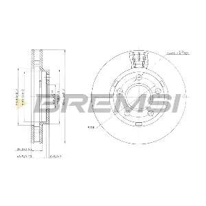 BREMSI CD7030V