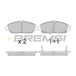 BREMSI BP2621