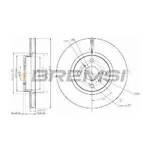 BREMSI CD7780V