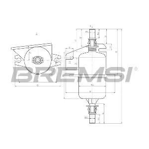 BREMSI FE0842