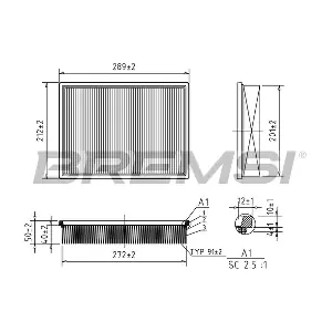 BREMSI FA2046