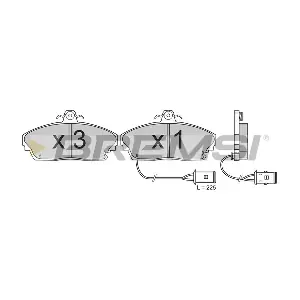 BREMSI BP2393