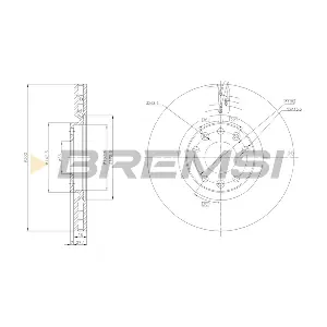 BREMSI CD8237V