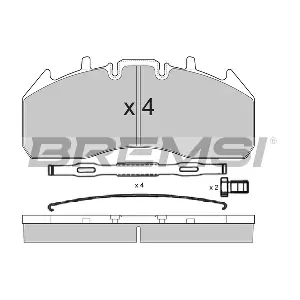 BREMSI BP7326