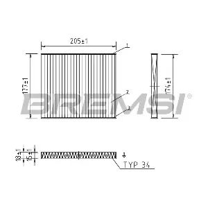 BREMSI FC0162