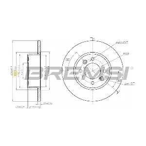BREMSI CD6478S