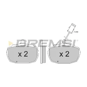 BREMSI BP2206
