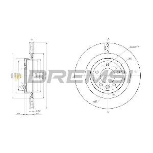 BREMSI CD8434V
