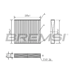 BREMSI FC0068A