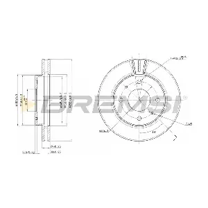 BREMSI CD6885V