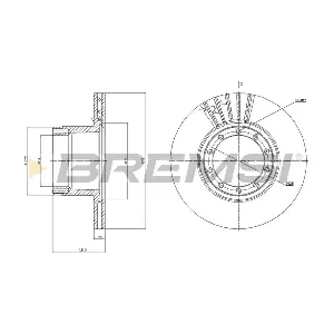 BREMSI CD5101V