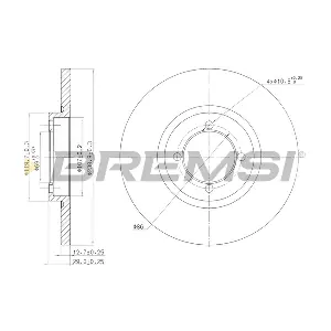 BREMSI CD6115S