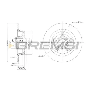 BREMSI CD6456S