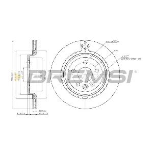 BREMSI CD7681V