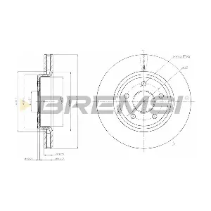BREMSI CD7593V