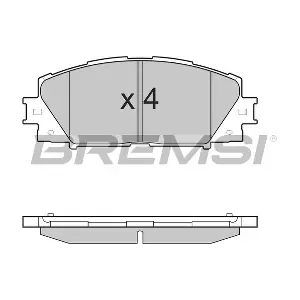 BREMSI BP3498