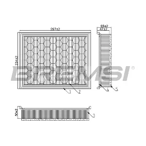 BREMSI FA1274