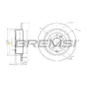 BREMSI CD7578S