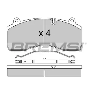 BREMSI BP7333