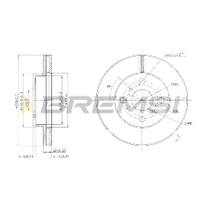 BREMSI CD6413V