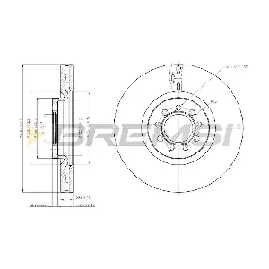 BREMSI CD5317V