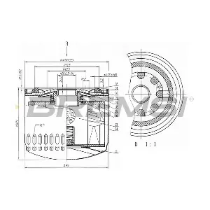 BREMSI FL0320