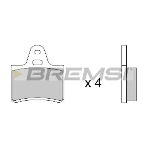 BREMSI BP2087
