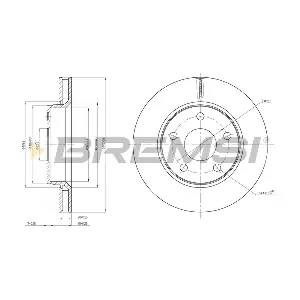 BREMSI CD8098V