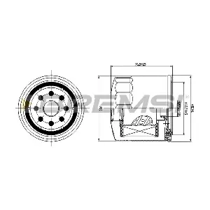 BREMSI FE1498