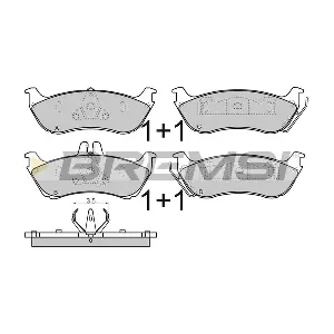 BREMSI BP2969