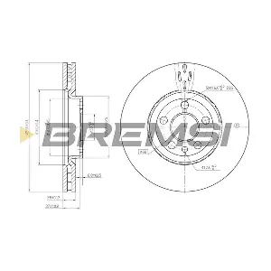 BREMSI CD7165V