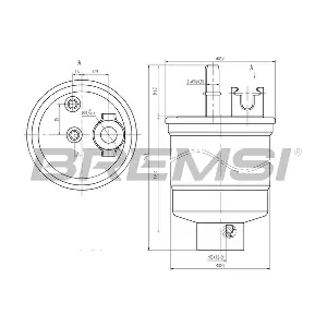 BREMSI FE0376