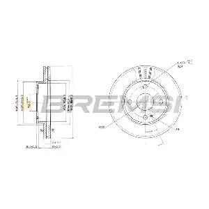 BREMSI CD6393V